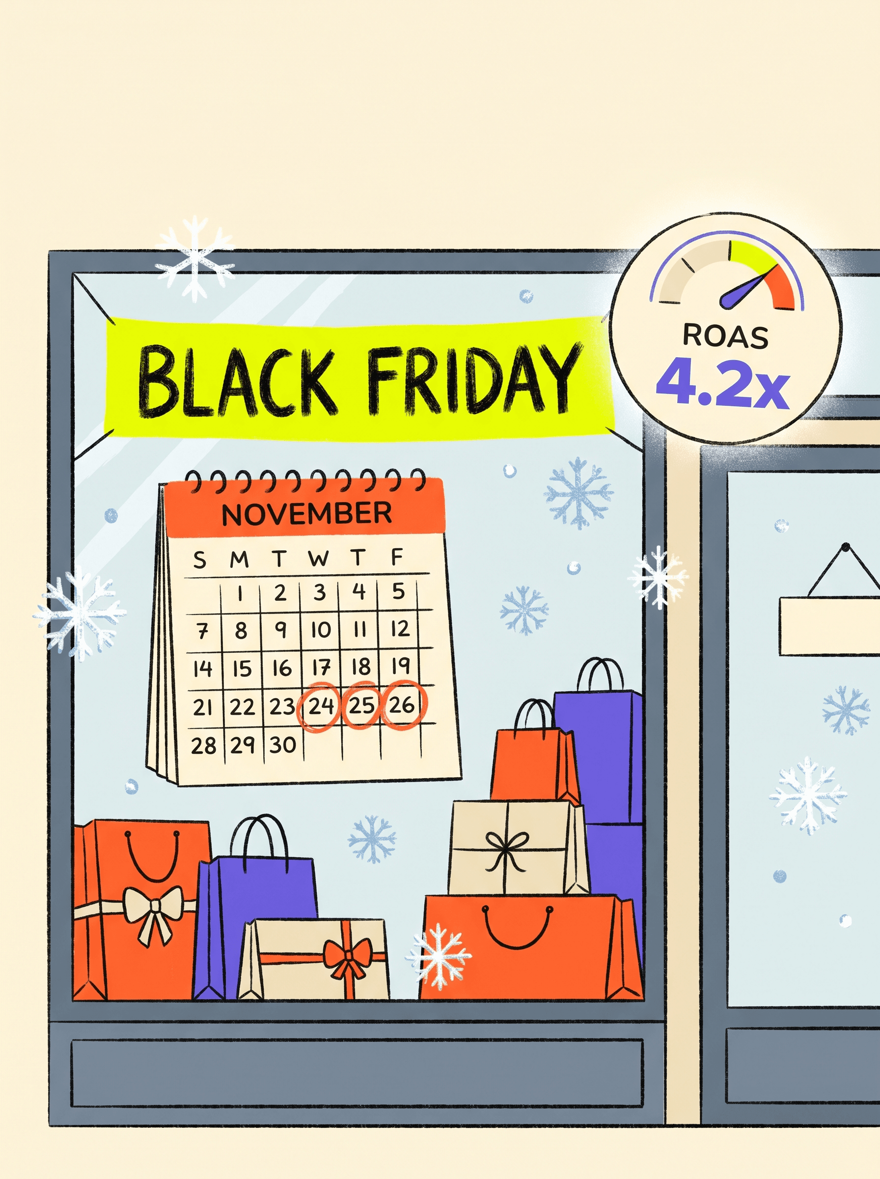 Cover illustration for The Q4 Retail Holiday Playbook